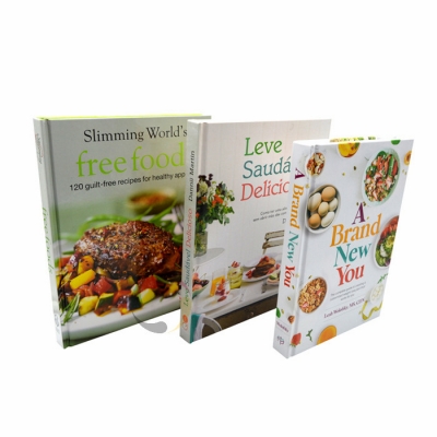 High Quality Printing Service Hardcover Cook Book Full Color Cook Book Print