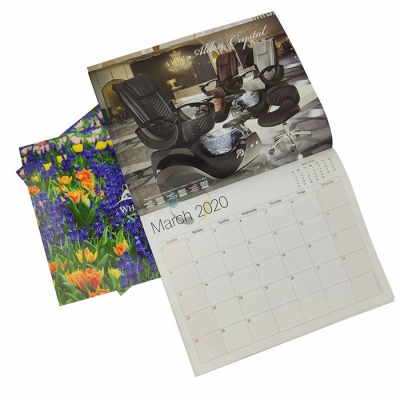 2020 2021 New design custom coloring calendar printing daily tear-off calendar printed wall calendar printing 