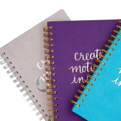 2020 A5 Custom Printing Design Spiral Paper Journal Book 