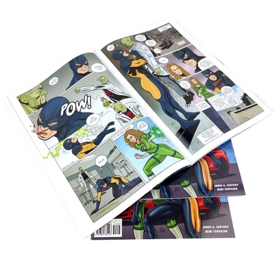 Hot Sale Custom Design Paper Coloring Book Manga Anime Comic Book