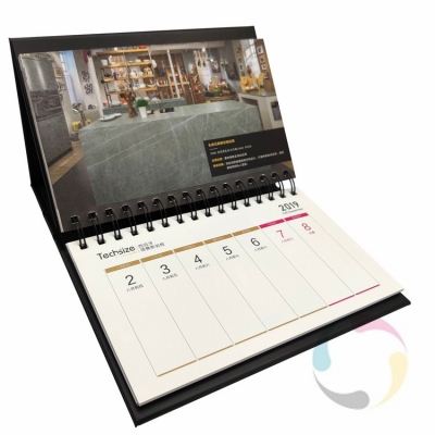 Round Color Custom Printing Desktop calendars desk Table Advent 2021 calendar Tear off calendar printing 