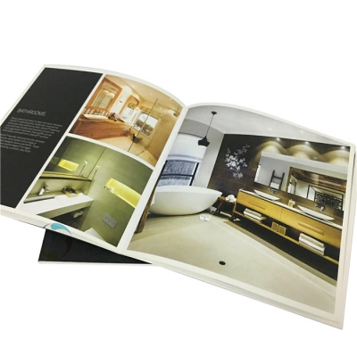 Customized A4 Softcover Book Booklet Magazine Brochures Printing Service