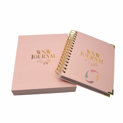 A5 Wire-O Binding Journals 2024 Spiral Bound Ring Binder Hardcover Journals Notebook